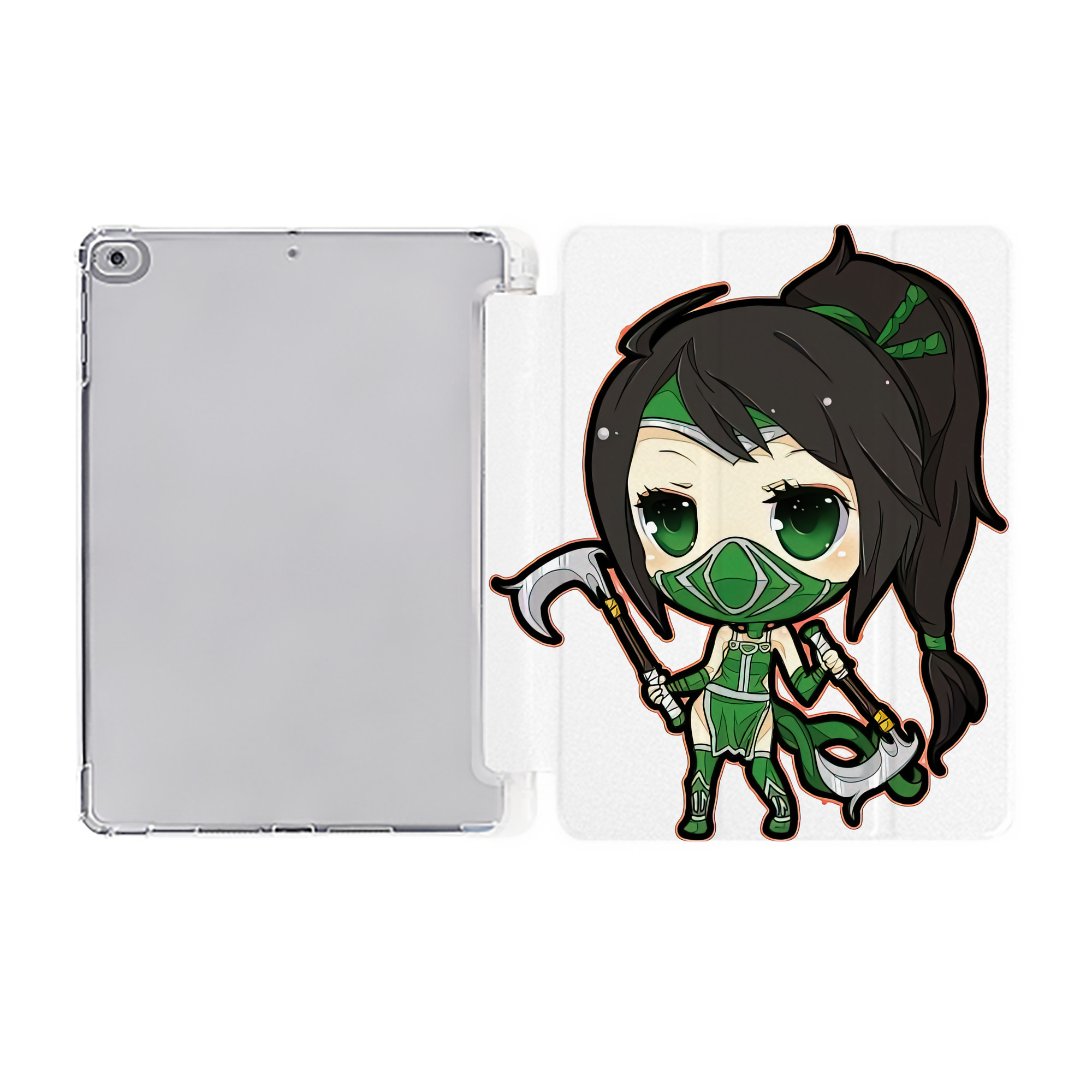 （画像用） リーグ・オブ・レジェンド League of Legends LOL IPad ケース ペン収納付き 三つ折りスタンド PUレザー×シリコン 対応機種9.5/10.5/10.9インチ